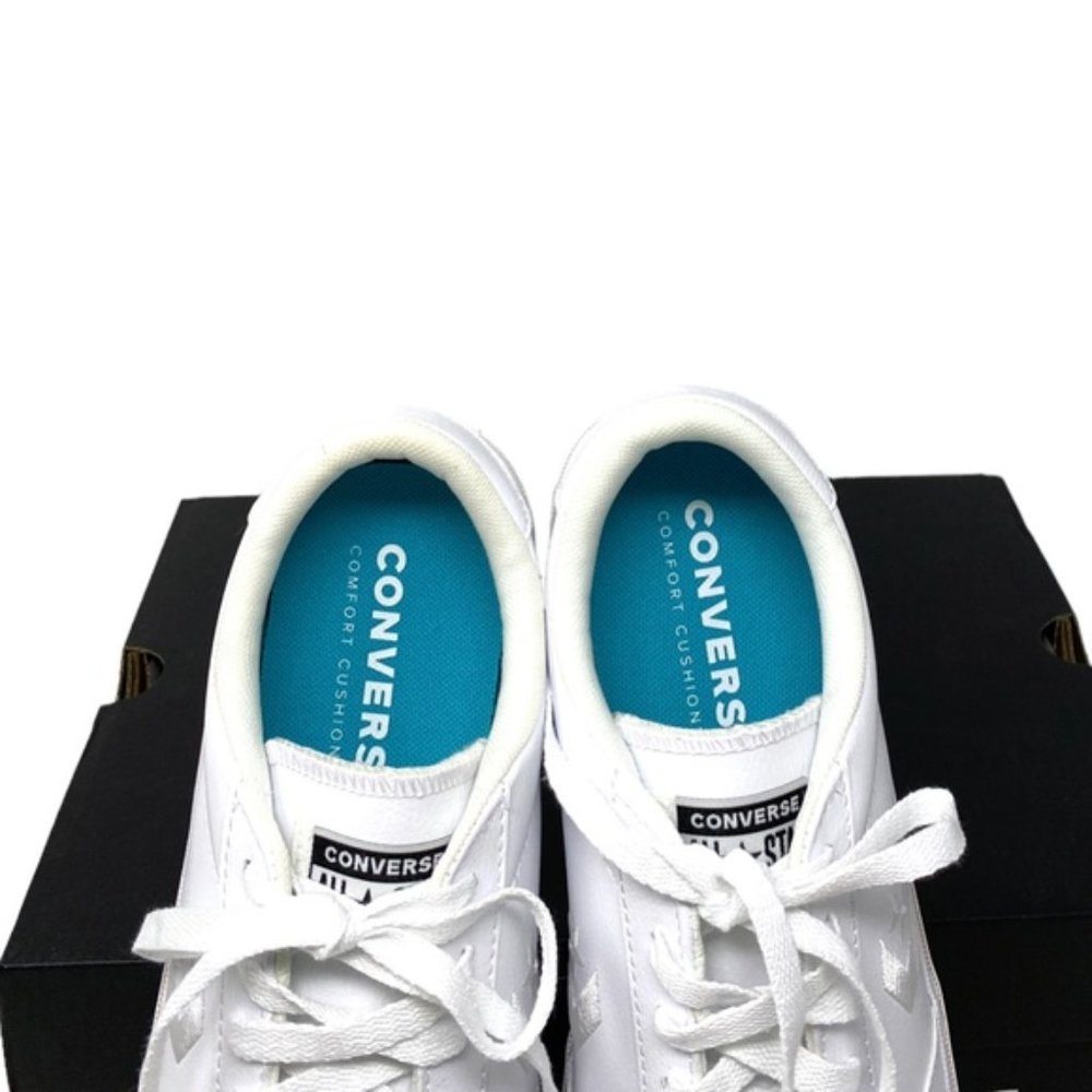 Converse Boulevard OX Low Top White Men’s Leather Casual Sneakers Size 170428C - Picture 12 of 12